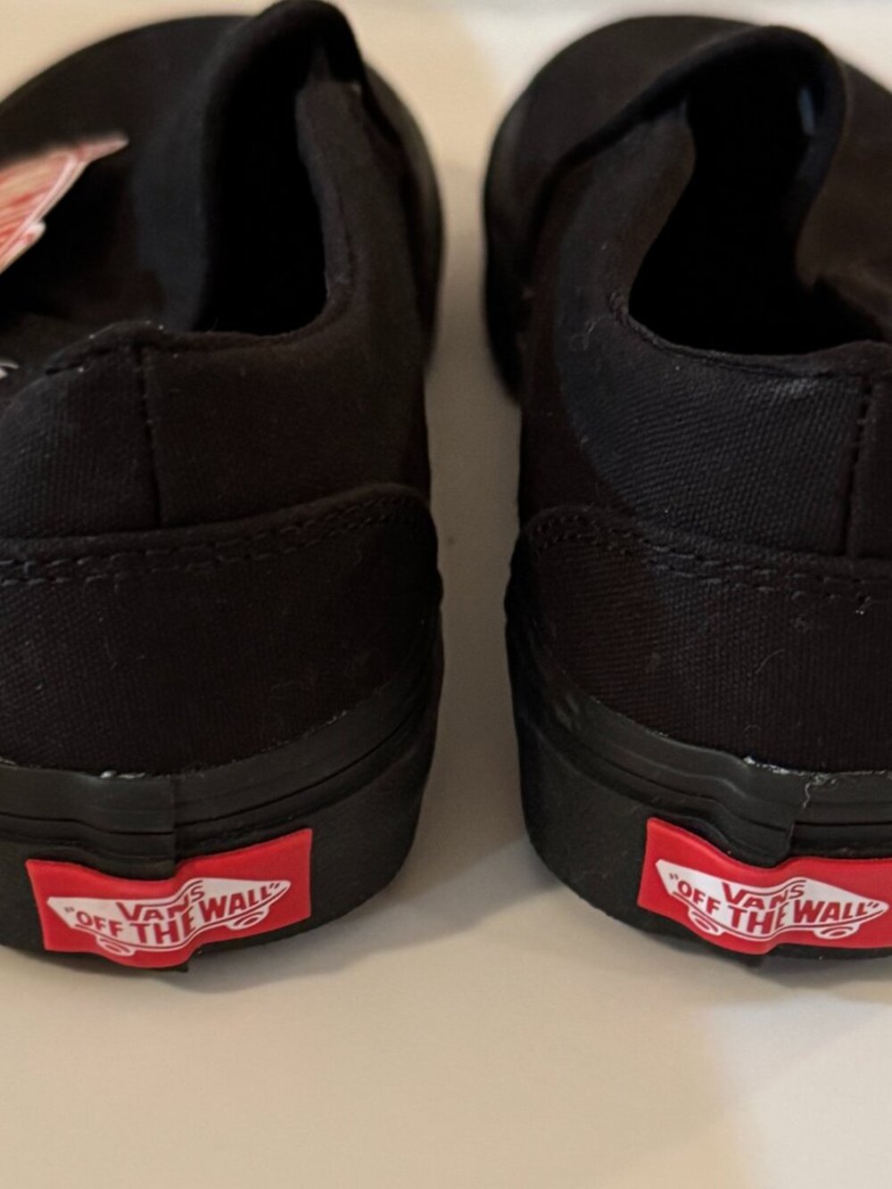 Vans Womens' Slip-On Black-on-Black Monochrome Sneakers, Size:Women's 5.5, NWT - Picture 3 of 7